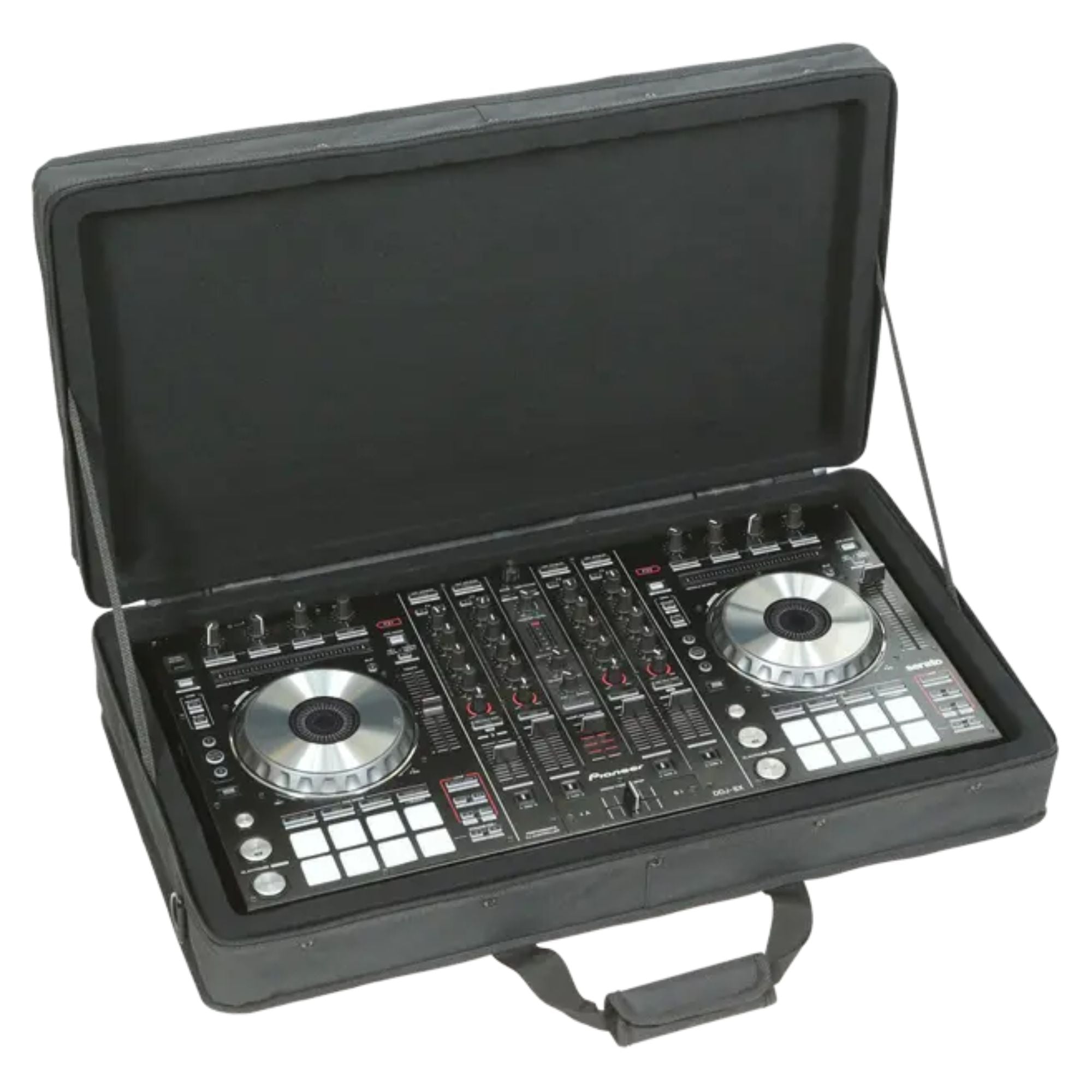 SKB 27”x14” DJ Controller & Small MIDI Keyboard Soft Case Padded Bag, Black
