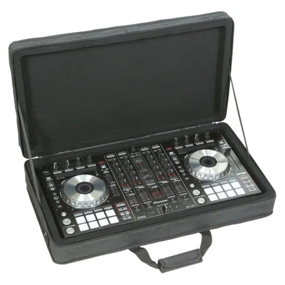 SKB 27”x14” DJ Controller & Small MIDI Keyboard Soft Case Padded Bag, Black