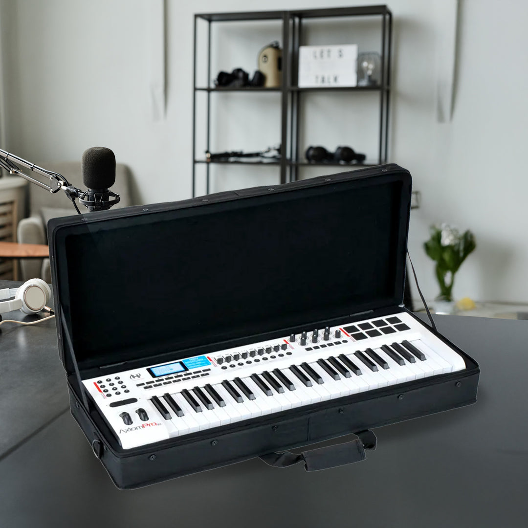 SKB 32”x12” DJ Controller & Small MIDI Keyboard Soft Case Padded Bag, Black - VMInnovations