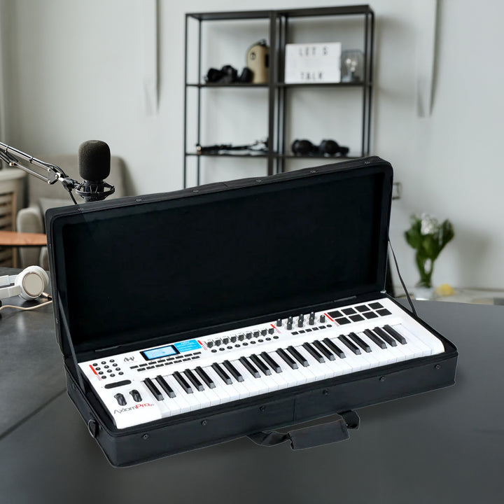 SKB 32”x12” DJ Controller & Small MIDI Keyboard Soft Case Padded Bag, Black - VMInnovations