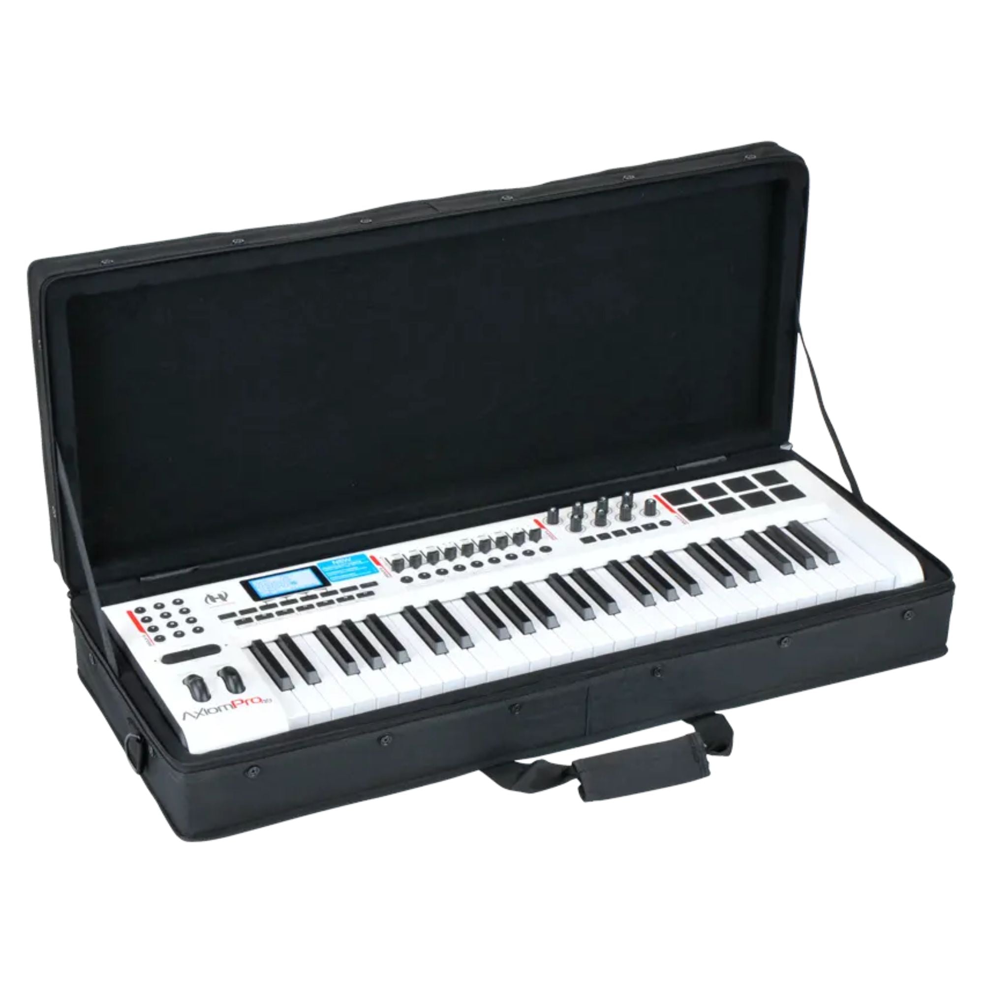 SKB 32”x12” DJ Controller & Small MIDI Keyboard Soft Case Padded Bag, Black - VMInnovations