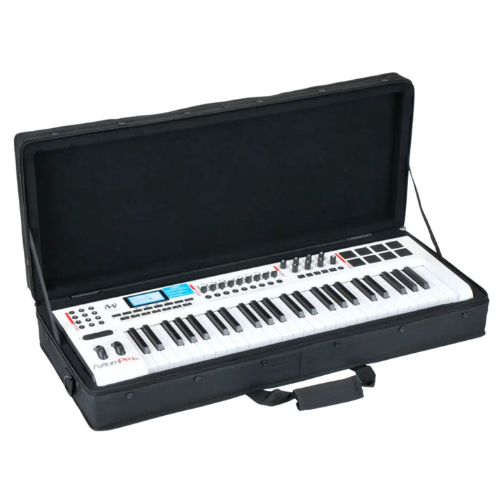 SKB 32”x12” DJ Controller & Small MIDI Keyboard Soft Case Padded Bag, Black