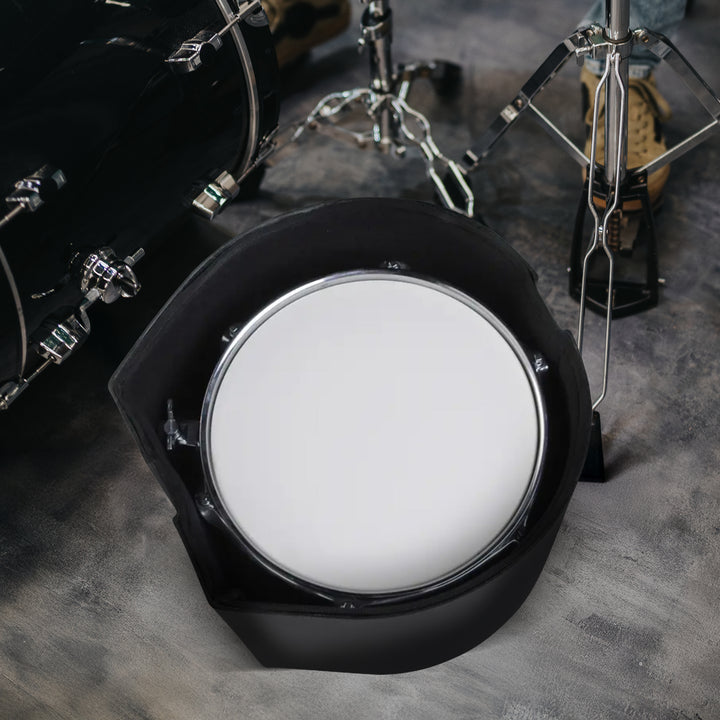 SKB 9" x 10" Tom Case with Padded Interior and D-Shaped Drum Design, Black