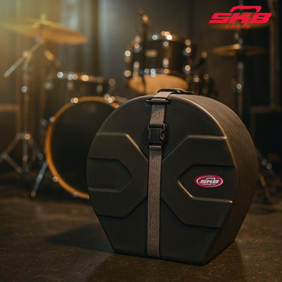 SKB 9" x 12" Tom Case with Padded Interior and D-Shaped Drum Design, Black (Open Box)