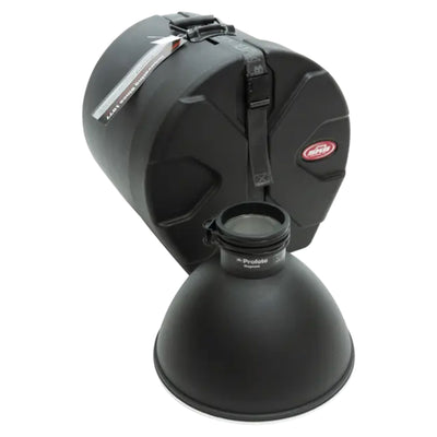SKB 12"x12" Tom Case w/ Padded Interior & D-Shaped Drum Design, Black (Open Box) - VMInnovations