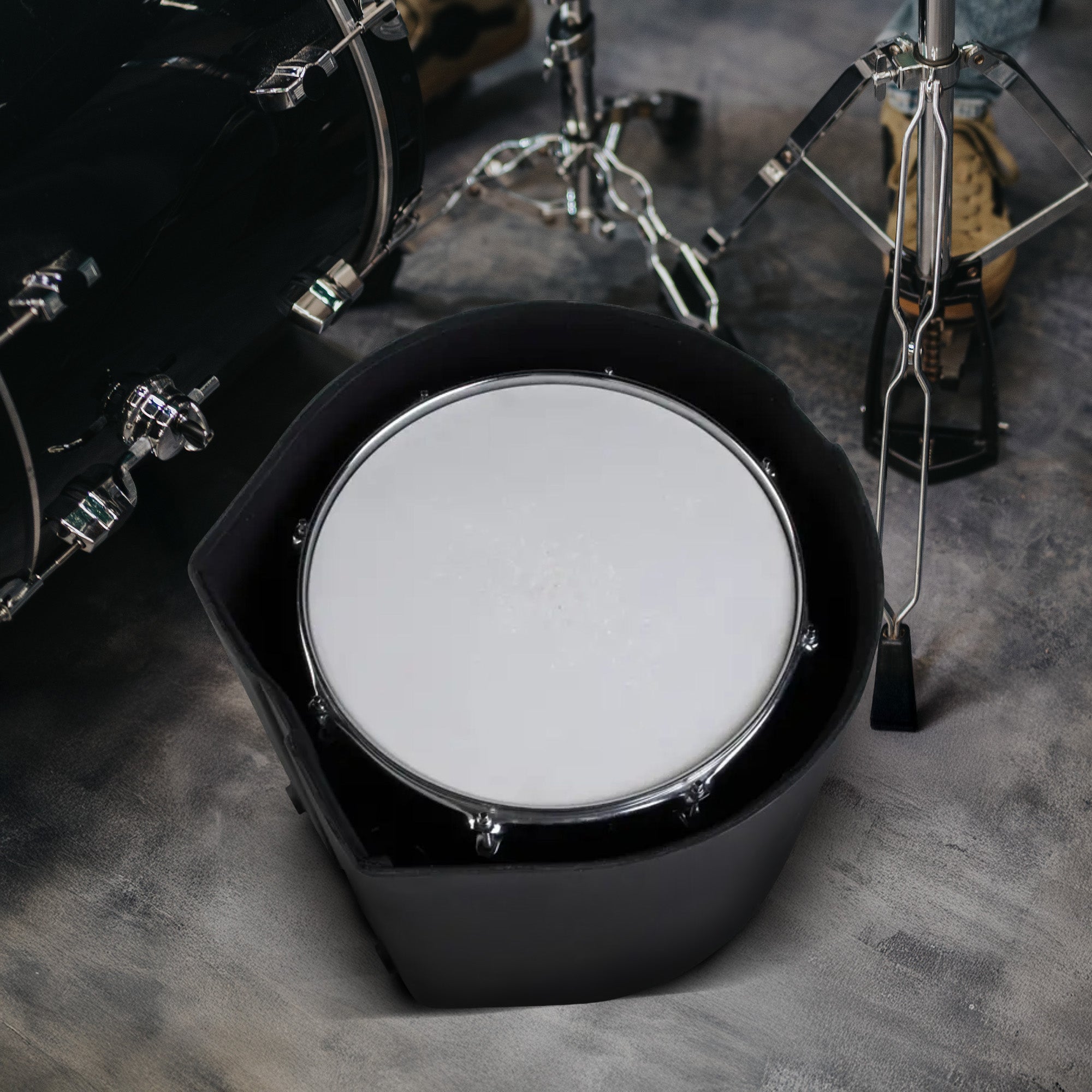 SKB 14" x 14" Floor Tom Case with Padded Interior and D-Shaped Drum Design - VMInnovations