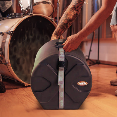 SKB 14" x 14" Floor Tom Case with Padded Interior and D-Shaped Drum Design - VMInnovations