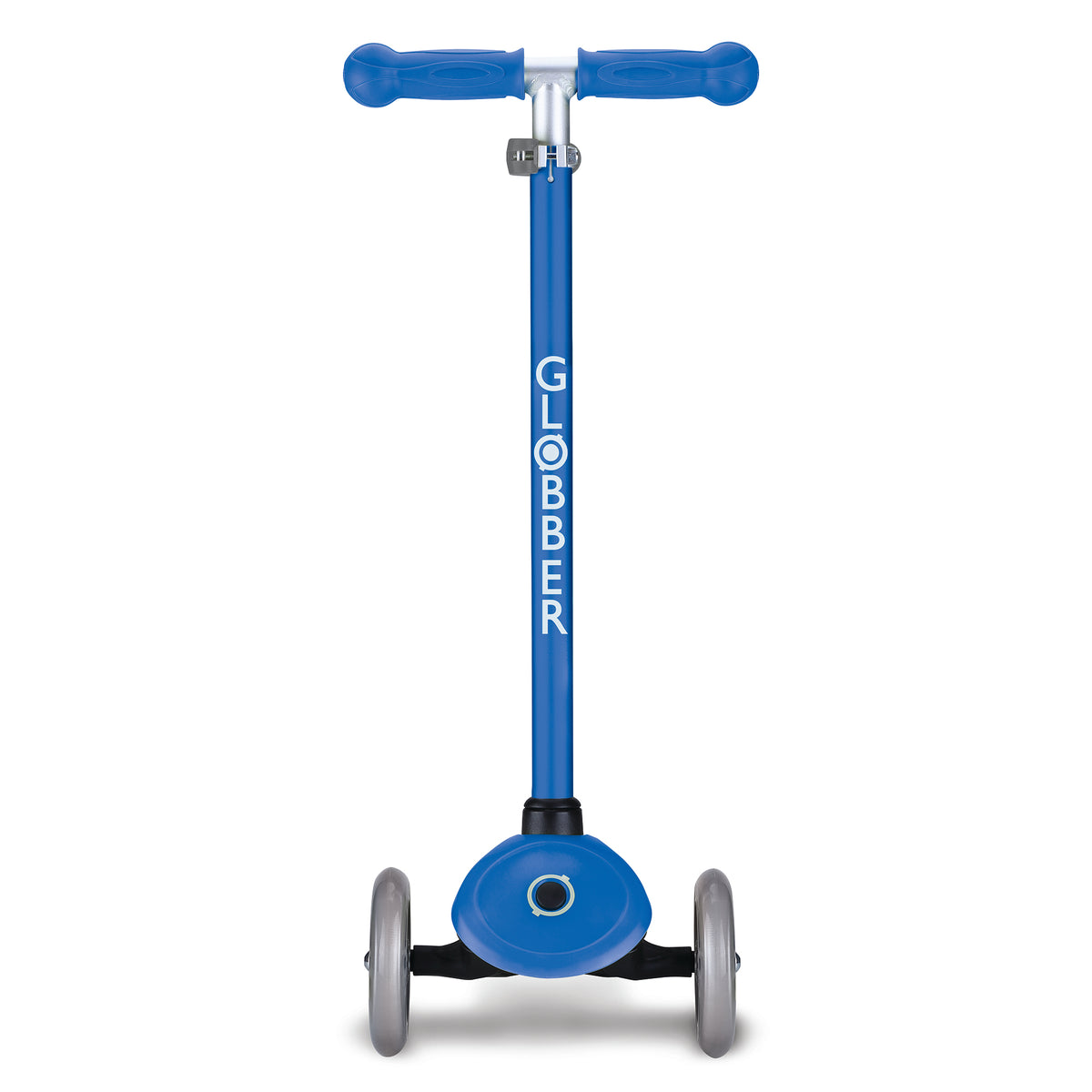 Globber Primo 3-Wheel Adjustable Kids Kick Scooter with Comfort Grips, Navy