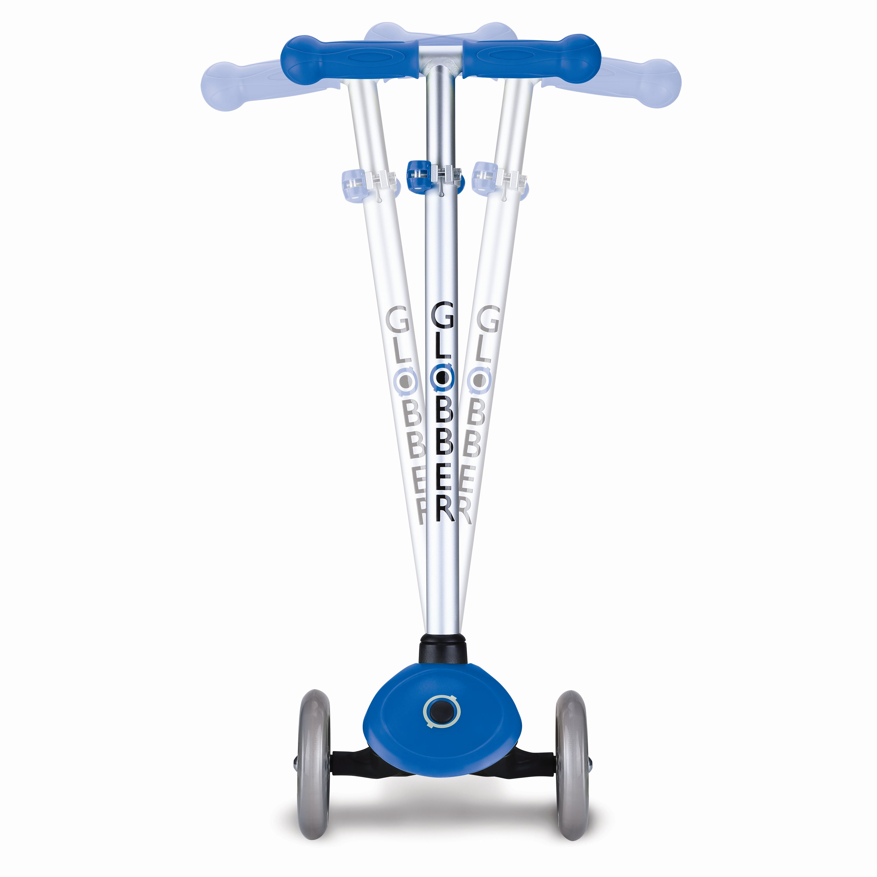 Globber Primo 3-Wheel Adjustable Kick Scooter with Razor Elbow and Knee Pads