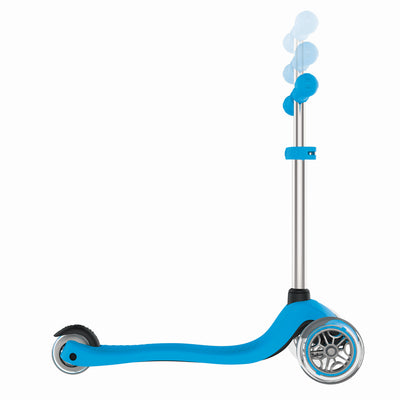 Globber Primo 3-Wheel Kids Kick Scooter Bundle with Razor Elbow and Knee Pads