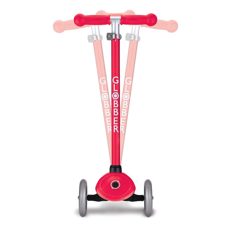 Globber Primo 3-Wheel Kids Kick Scooter with Comfort Grips, Red (For Parts)