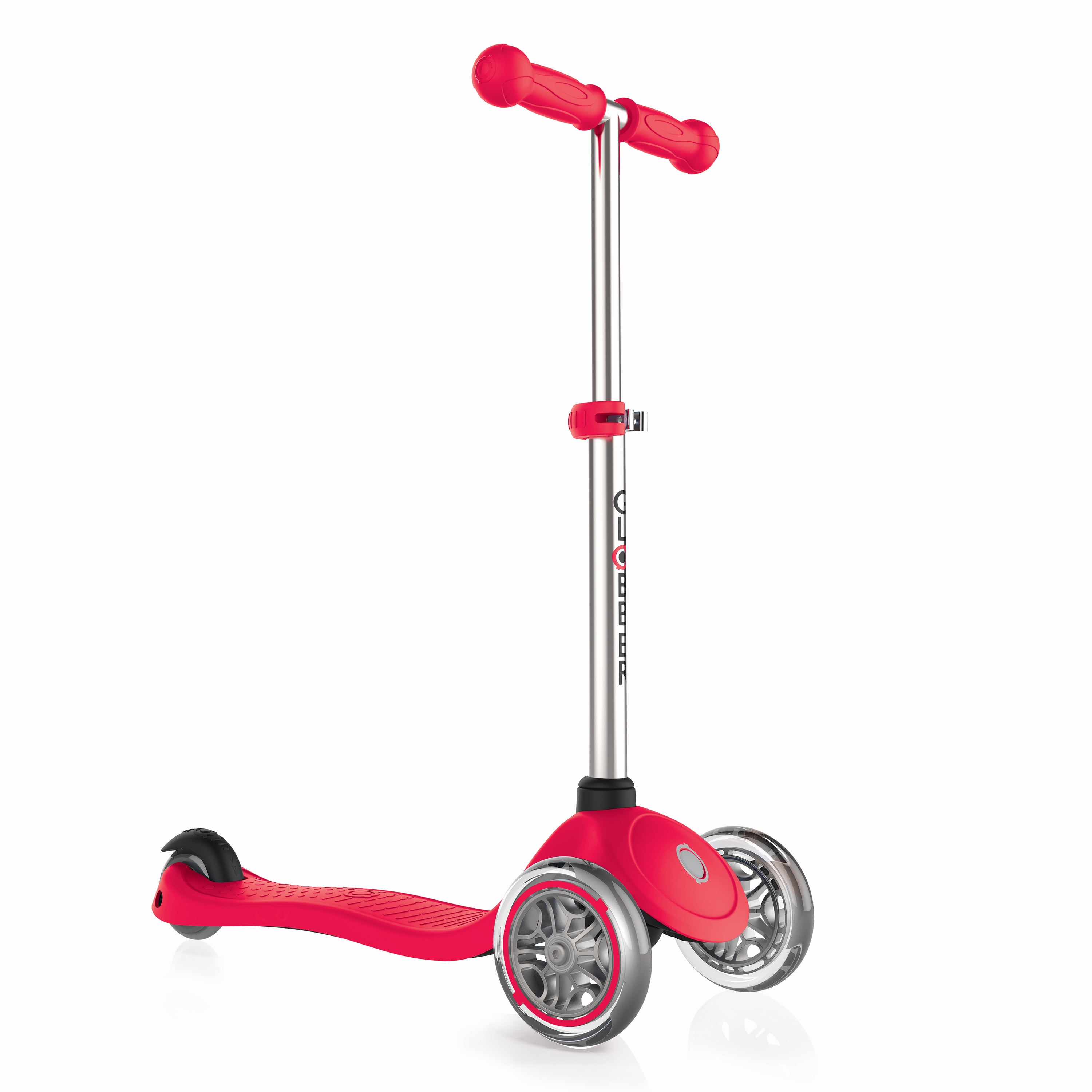 Globber Primo 3-Wheel Kids Kick Scooter Bundle with Razor Elbow Knee Pad Set