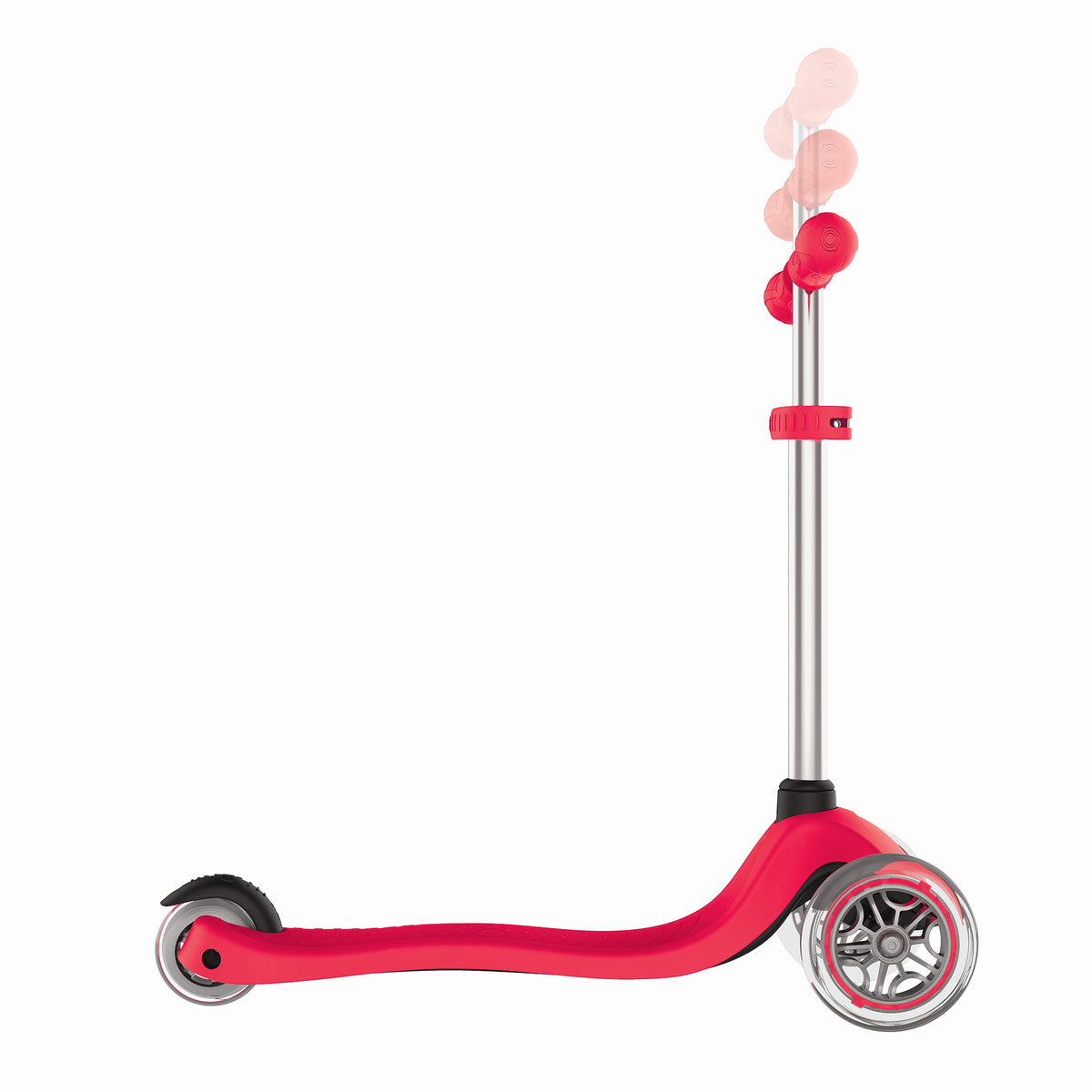 Globber Primo 3-Wheel Kids Kick Scooter Bundle with Razor Elbow Knee Pad Set