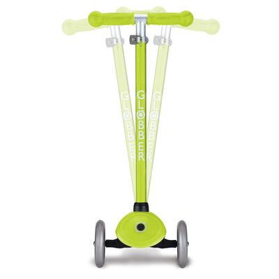 Globber Primo 3-Wheel Kids Kick Scooter with Comfort Grips, Green (Used)