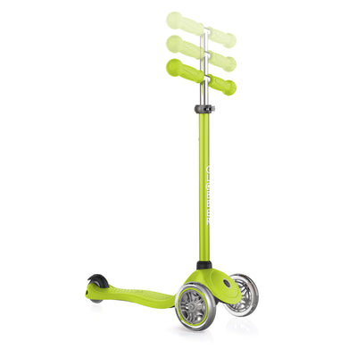 Globber Primo 3-Wheel Adjustable Kids Kick Scooter, Green (For Parts)