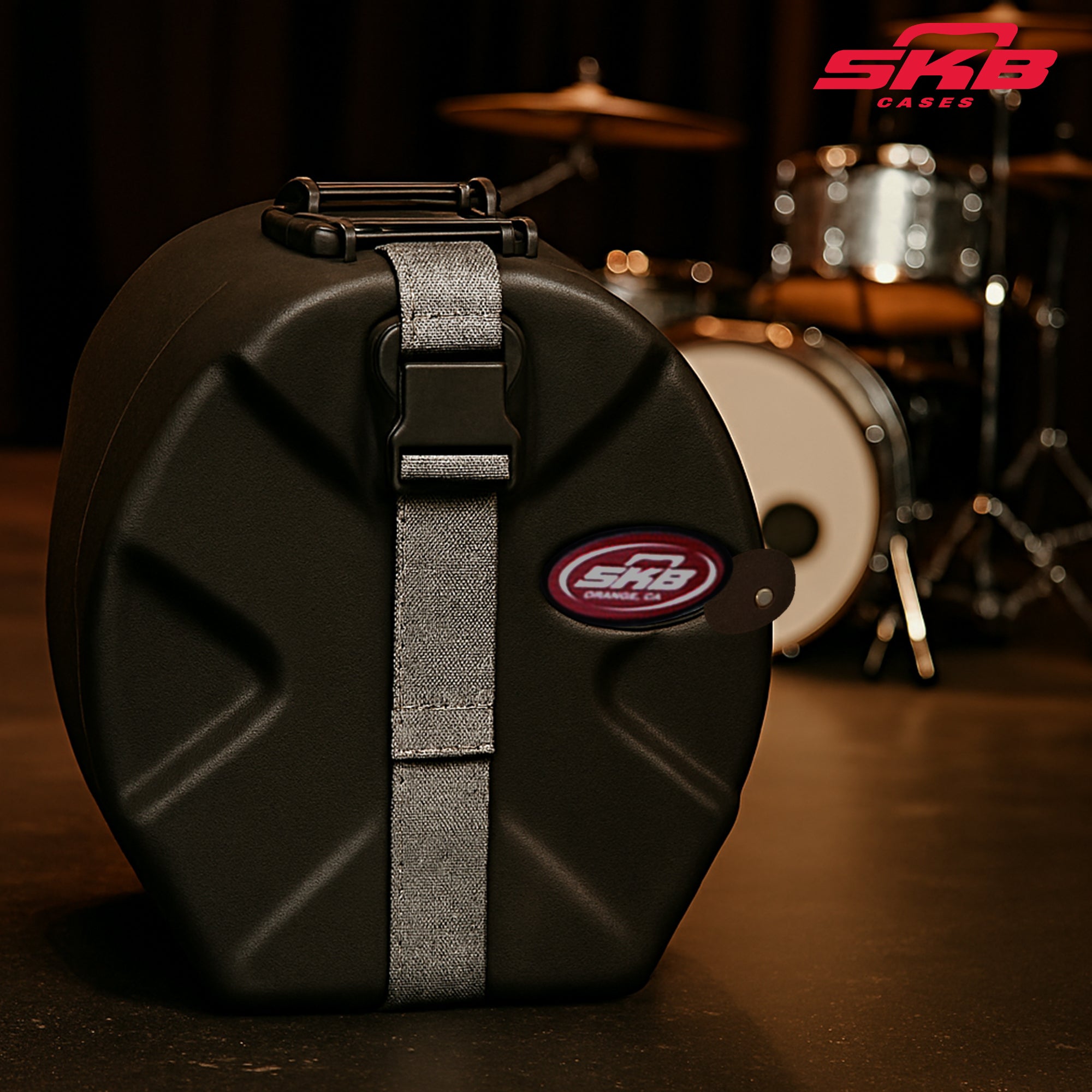 SKB 4" x 14" Snare Case with Padded Interior and D-Shaped Drum Design - VMInnovations
