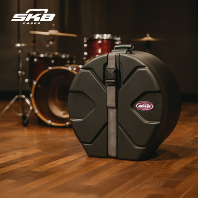 SKB 5.5" x 14" Snare Case with Padded Interior and D-Shaped Drum Design - VMInnovations