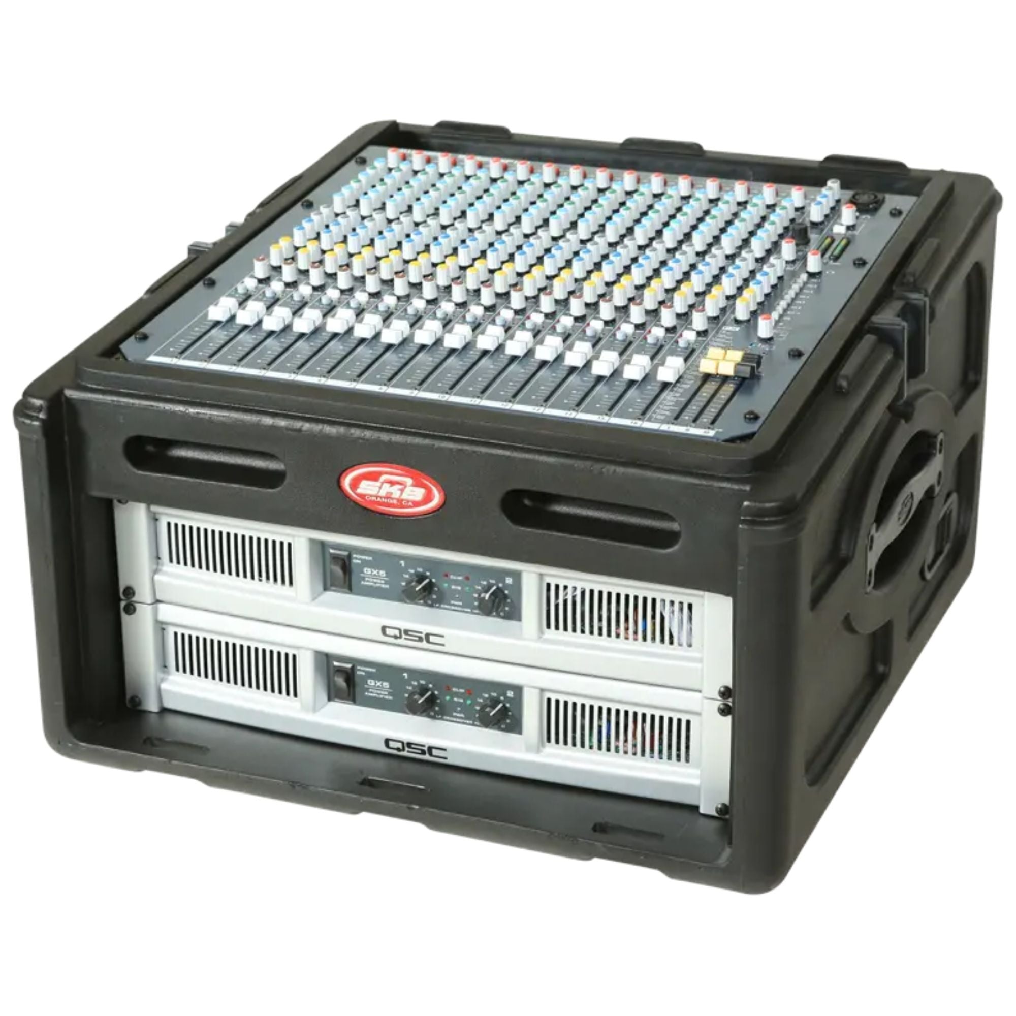 SKB Roto Rack/Mixer Console, 10U Slanted Rackmount, Rackmount in Front(Open Box) - VMInnovations