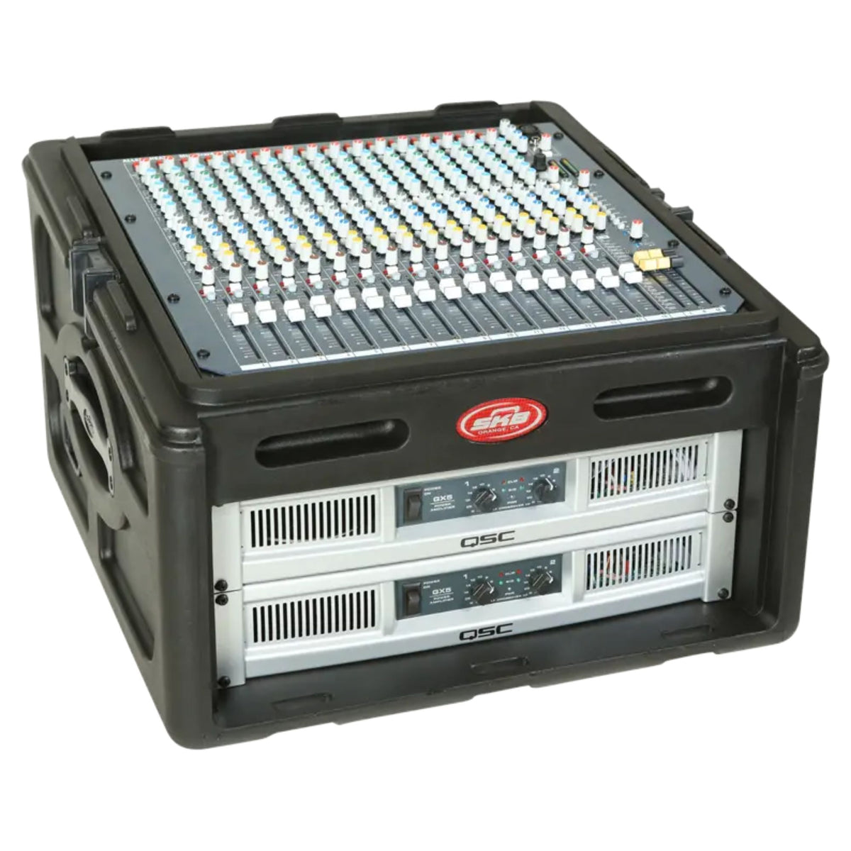 SKB Roto Rack/Mixer Console, 10U Slanted Rackmount, Rackmount in Front(Open Box) - VMInnovations