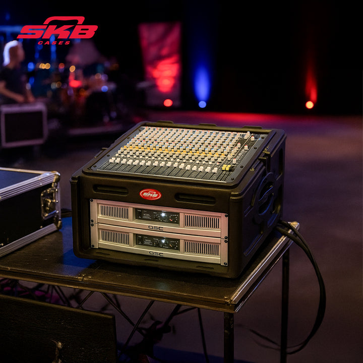 SKB Roto Rack/Mixer Console, 10U Slanted Rackmount, Rackmount in Front(Open Box)