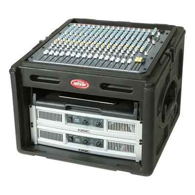 SKB Roto Rack/Mixer Console, 10U Slanted Rackmount on top, 6U Rackmount in Front - VMInnovations