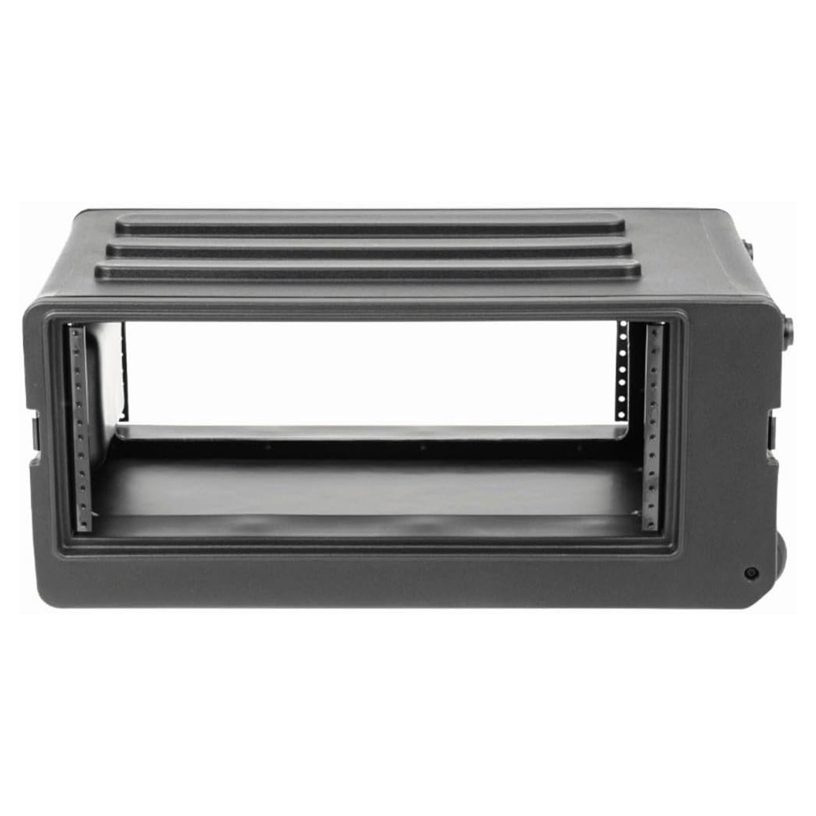 SKB 4U rSeries Shallow Rolling Rack with Integrated Back Wheels and Pull Handle - VMInnovations