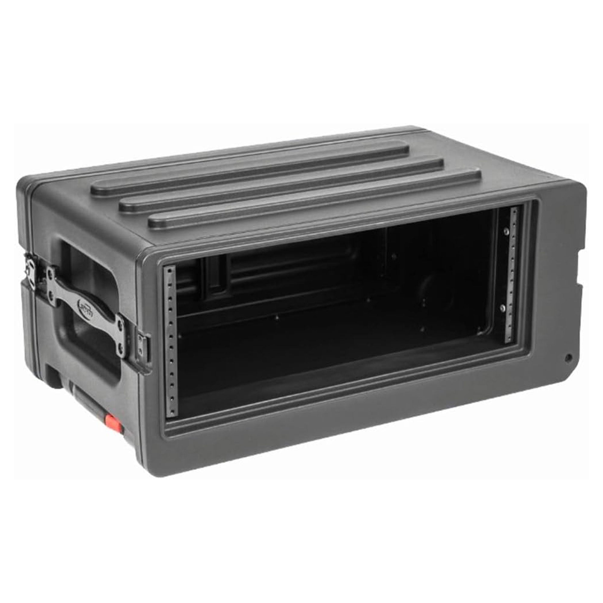 SKB 4U rSeries Shallow Rolling Rack with Integrated Back Wheels and Pull Handle - VMInnovations
