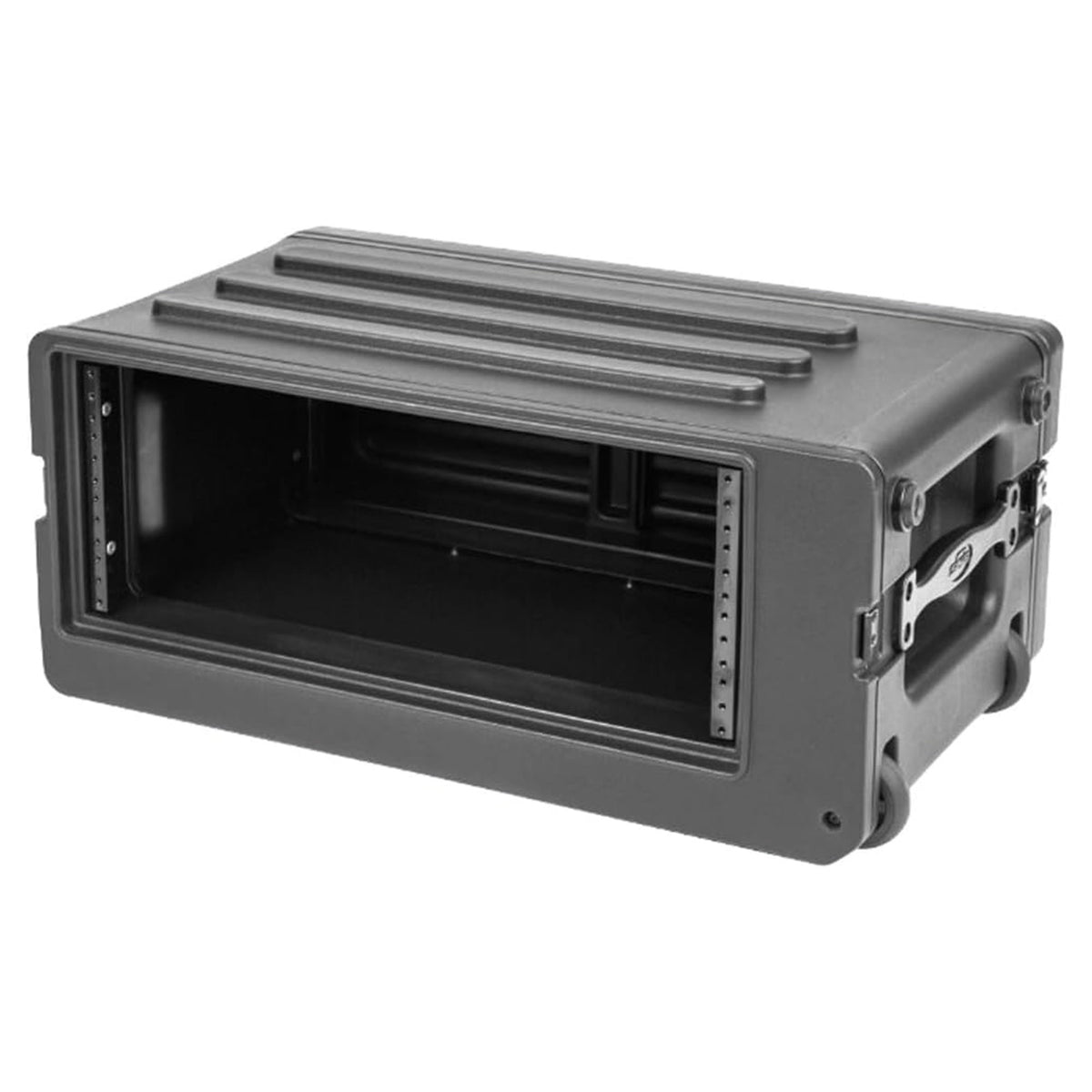 SKB 4U Shallow Rolling Rack with Integrated Back Wheels & Pull Handle (Open Box)