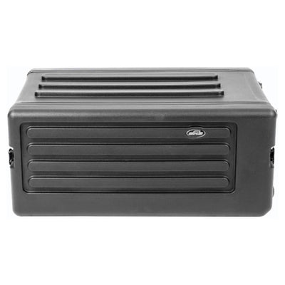 SKB 4U rSeries Shallow Rolling Rack with Integrated Back Wheels and Pull Handle - VMInnovations