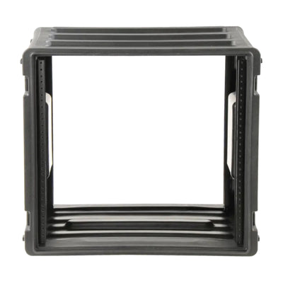 SKB 8U Roto Rack Case Polyethylene Gear Protector, Stackable, Waterproof, Black - VMInnovations