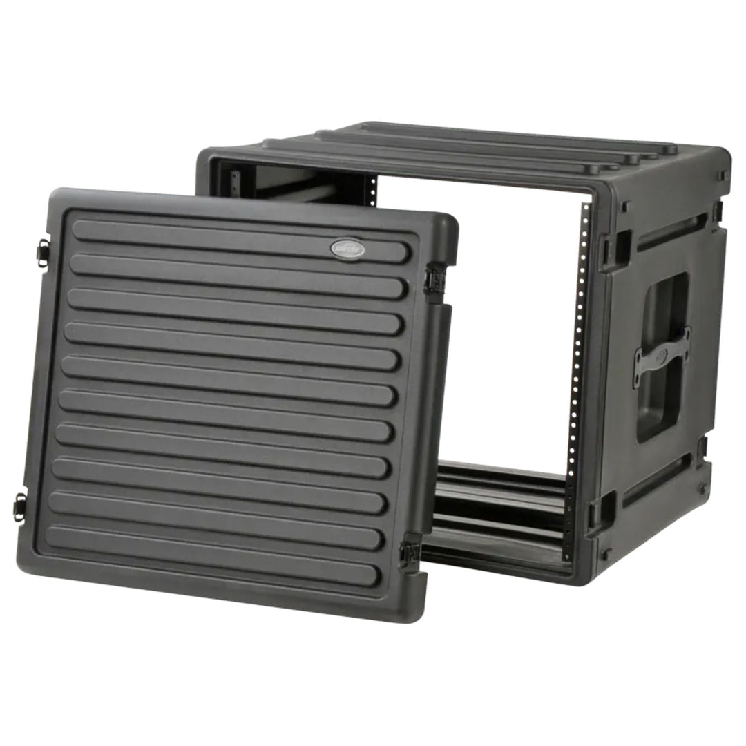 SKB 10U Roto Rack Case Polyethylene Gear Protector, Stackable, Waterproof, Black