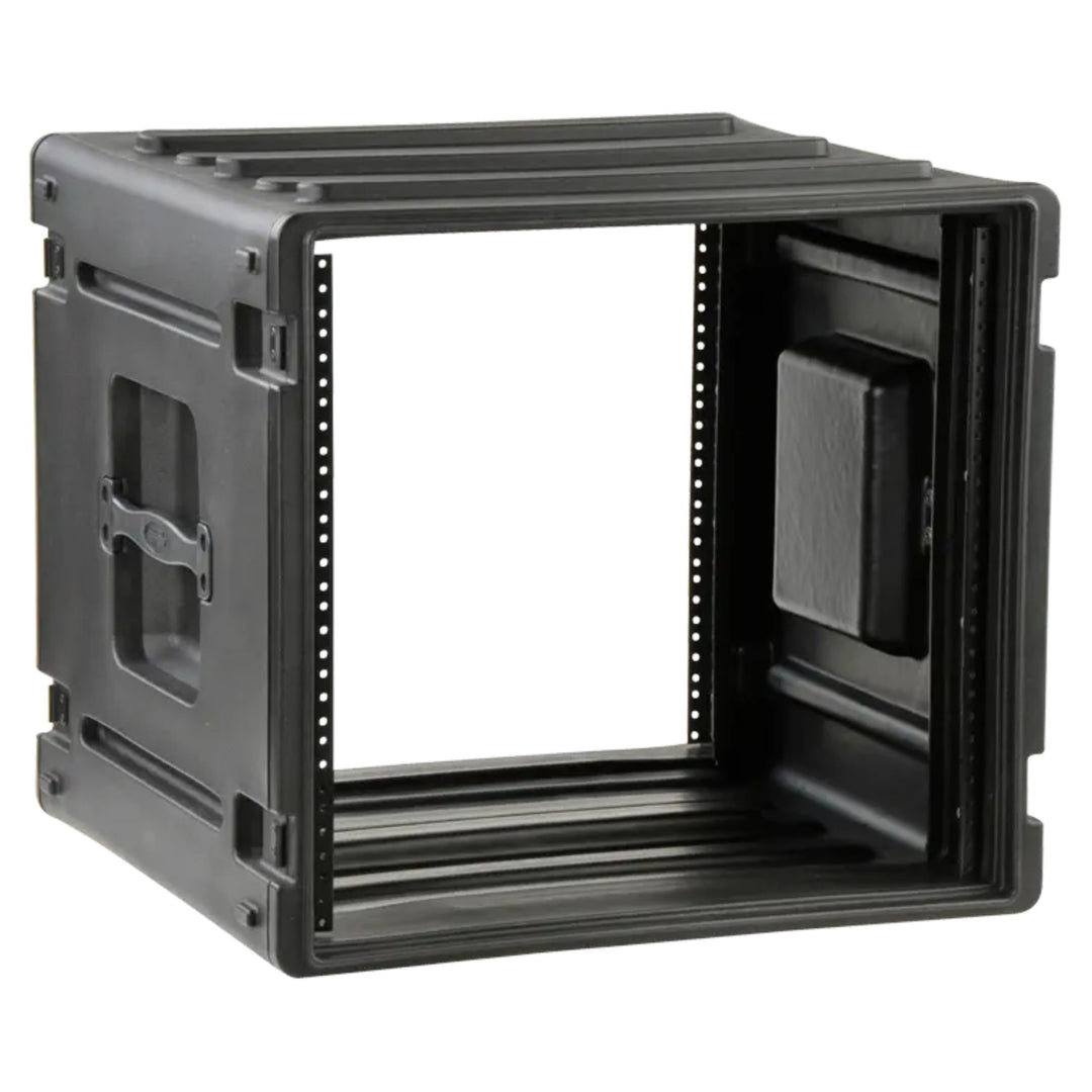 SKB 10U Roto Rack Case Polyethylene Gear Protector, Stackable, Waterproof, Black