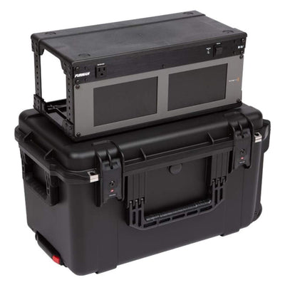 SKB iSeries 4U Shallow Fly Rack, Waterproof Polypropylene Hard Case, 9 Inch - VMInnovations