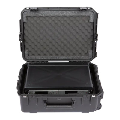 SKB 2U iSeries 13" Injection Molded Fly Rack with Built-In Wheels and Handle - VMInnovations
