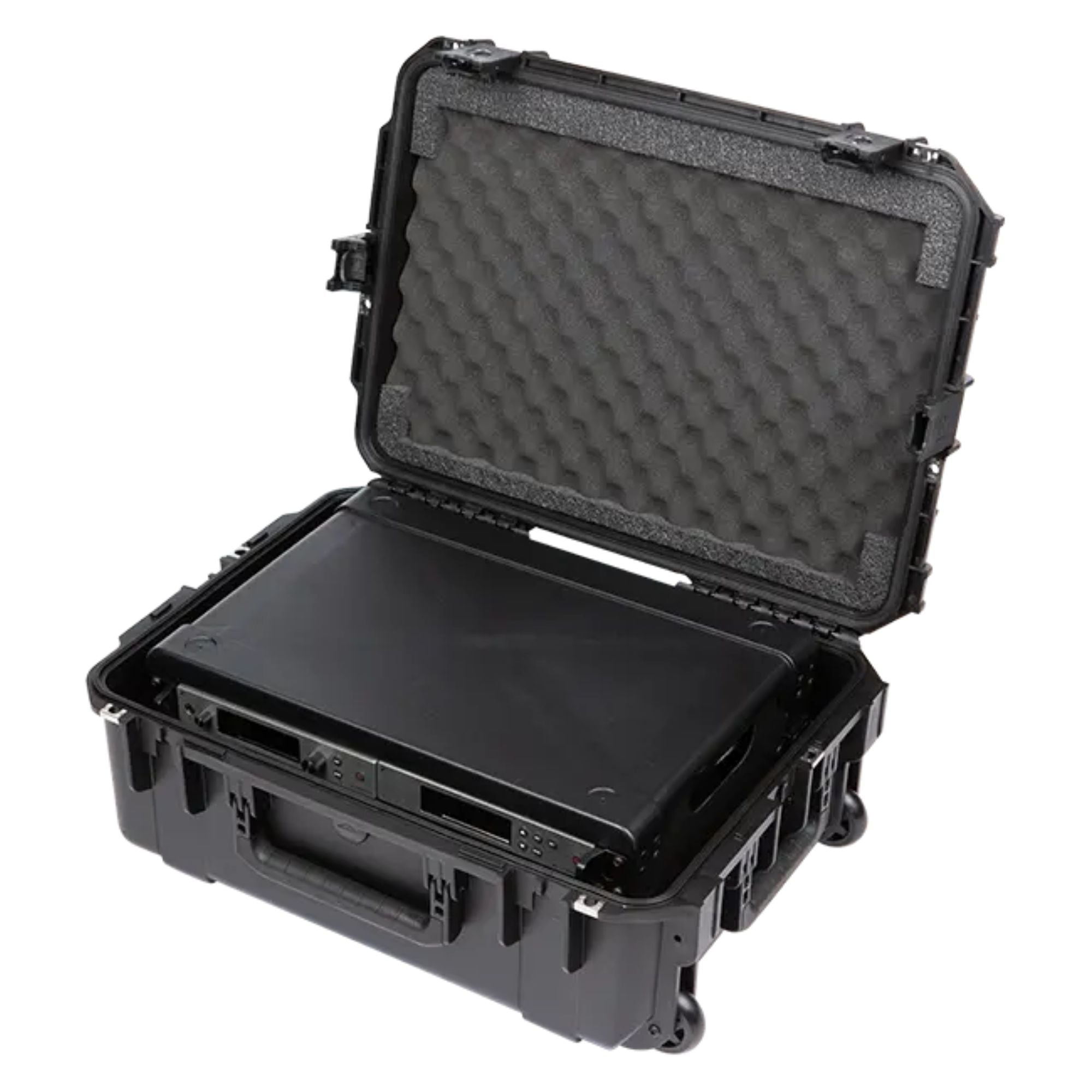 SKB 2U iSeries 13" Injection Molded Fly Rack with Built-In Wheels and Handle - VMInnovations