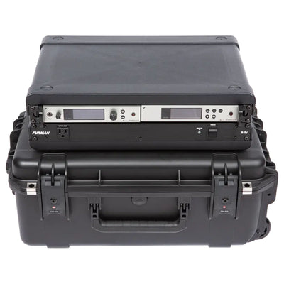 SKB 2U iSeries 13" Injection Molded Fly Rack with Built-In Wheels and Handle - VMInnovations