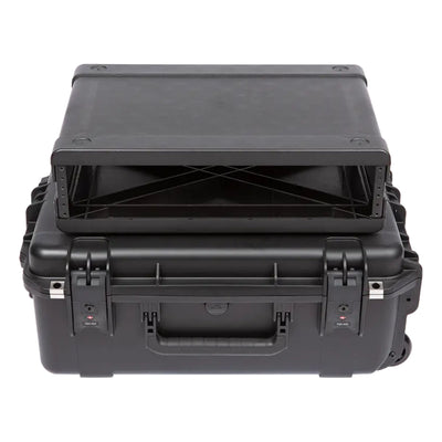 SKB 2U iSeries 13" Injection Molded Fly Rack with Built-In Wheels and Handle - VMInnovations