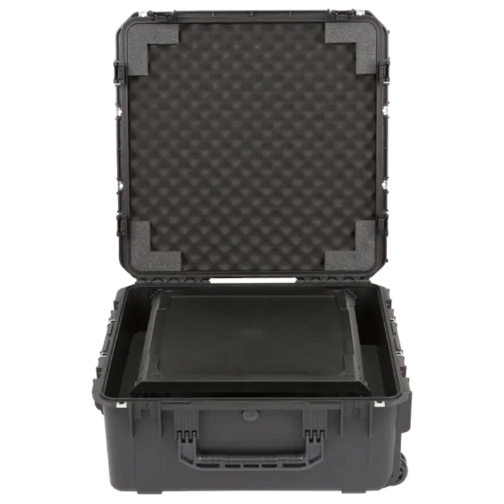 SKB iSeries 3U Fly Rack, Waterproof Polypropylene Hard Case for Storage, 20 Inch