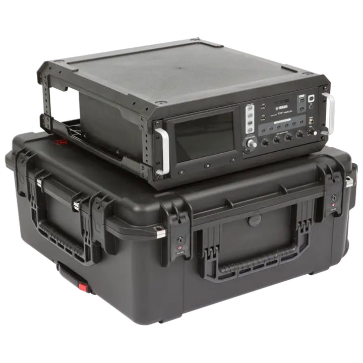 SKB iSeries 3U Fly Rack, Waterproof Polypropylene Hard Case for Storage, 20 Inch