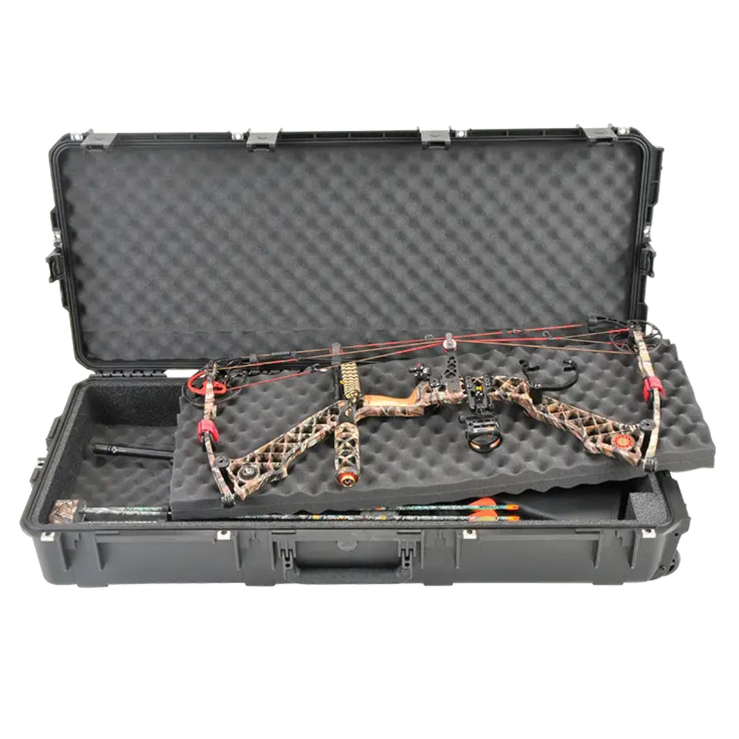 SKB Cases Waterproof Double Bow/Short Rifle Case Durable Protection, Desert Tan