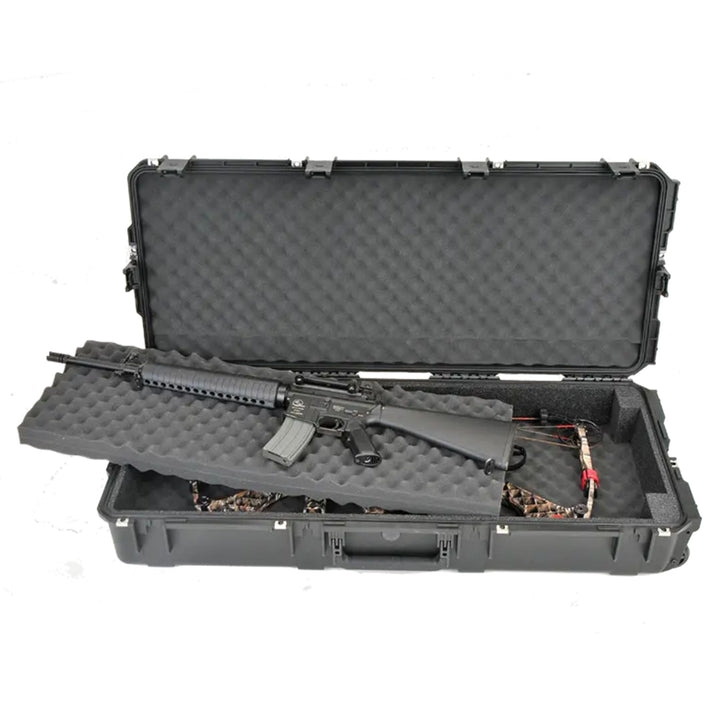 SKB Cases Waterproof Double Bow/Short Rifle Case Durable Protection, Desert Tan