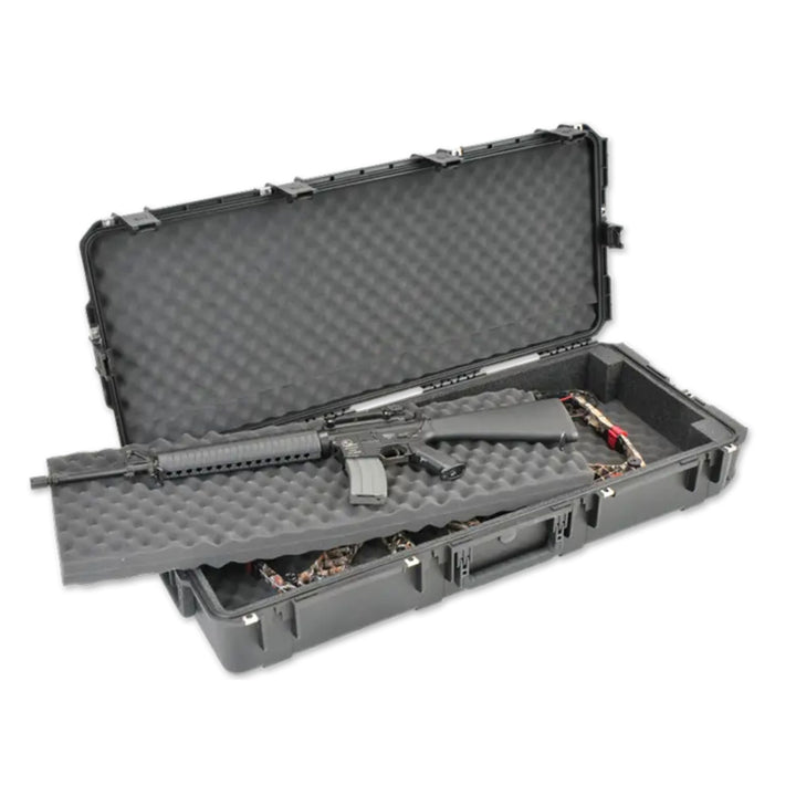 SKB Cases Waterproof Double Bow/Short Rifle Case Durable Protection, Desert Tan