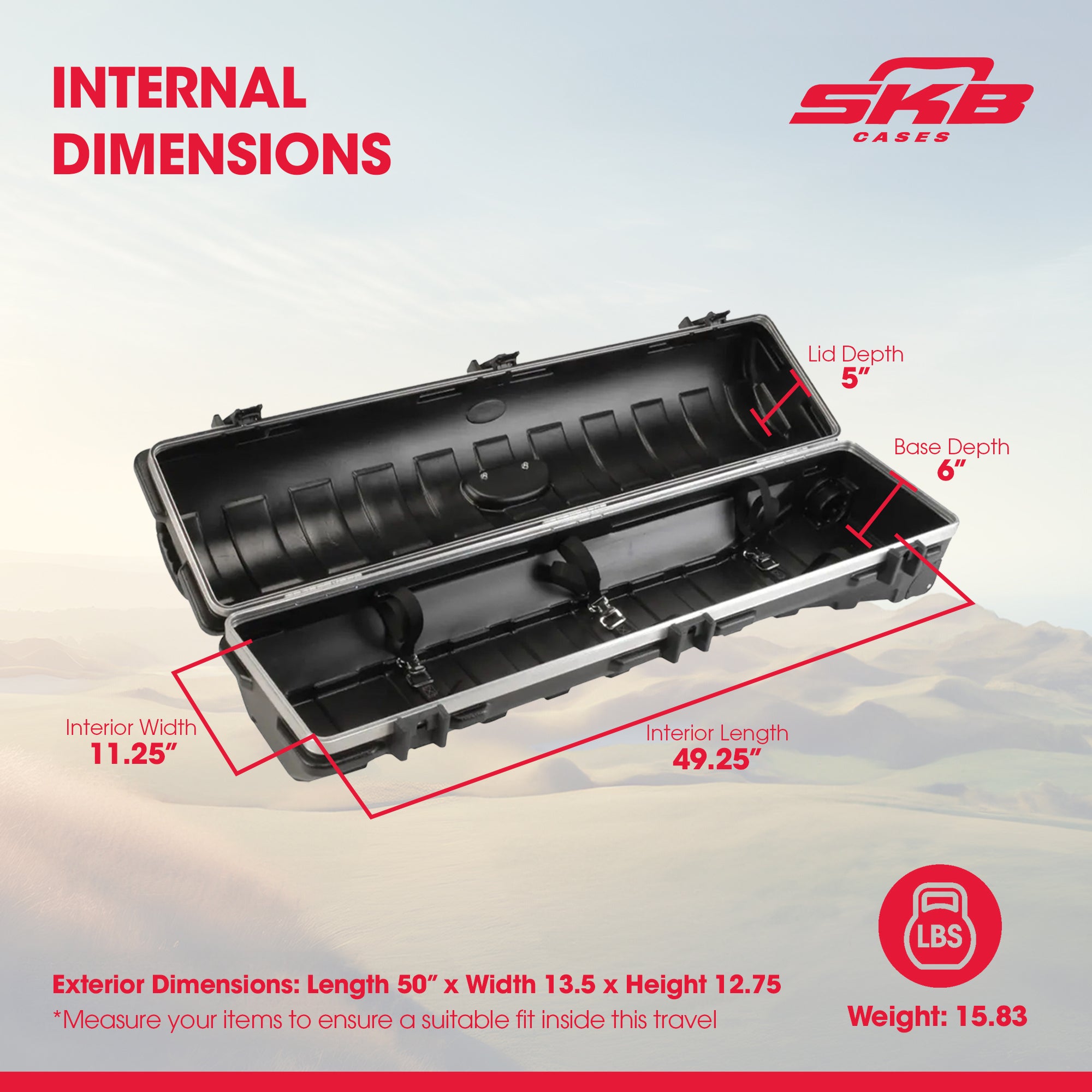 SKB vSeries ATA Regular Stand Case with Hard-Shell Construction and Wheels - VMInnovations