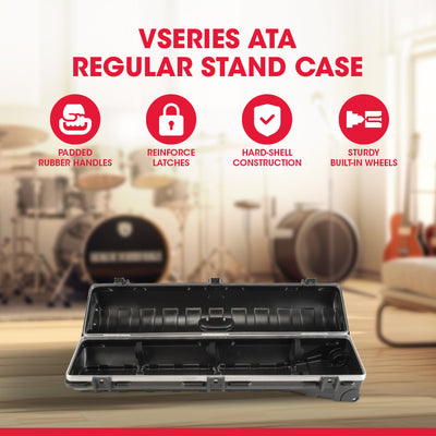 SKB vSeries ATA Regular Stand Case with Hard-Shell Construction and Wheels - VMInnovations