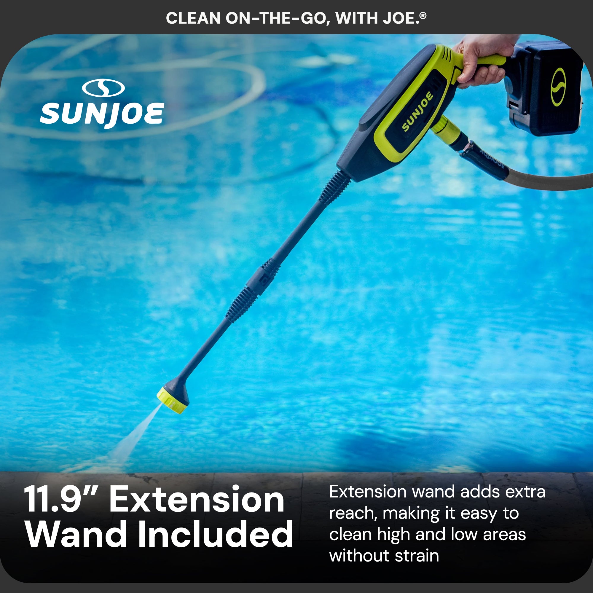 Sun Joe 24V Cordless Power Cleaner Portable Pressure Washer Nozzle (Open Box)