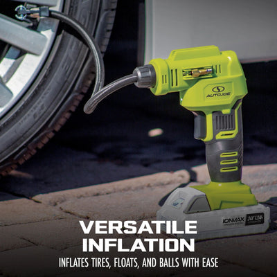 Auto Joe Portable Air Compressor Cordless Tire Inflate Pump/Bag (Open Box) - VMInnovations
