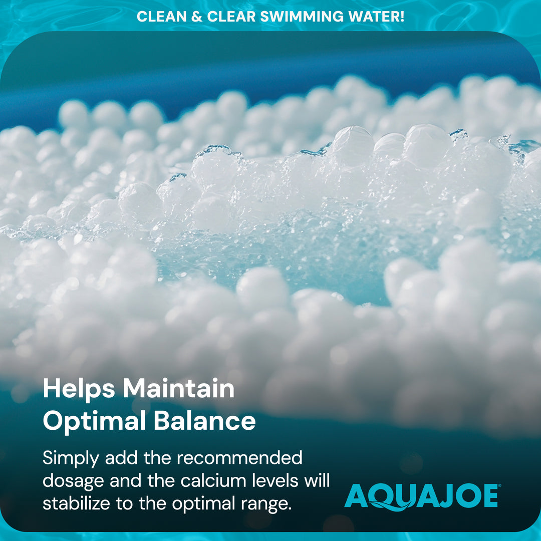 Aqua Joe Pool & Spa Calcium Increaser, Calcium Chloride Pellets, 50 lbs., CCPL50
