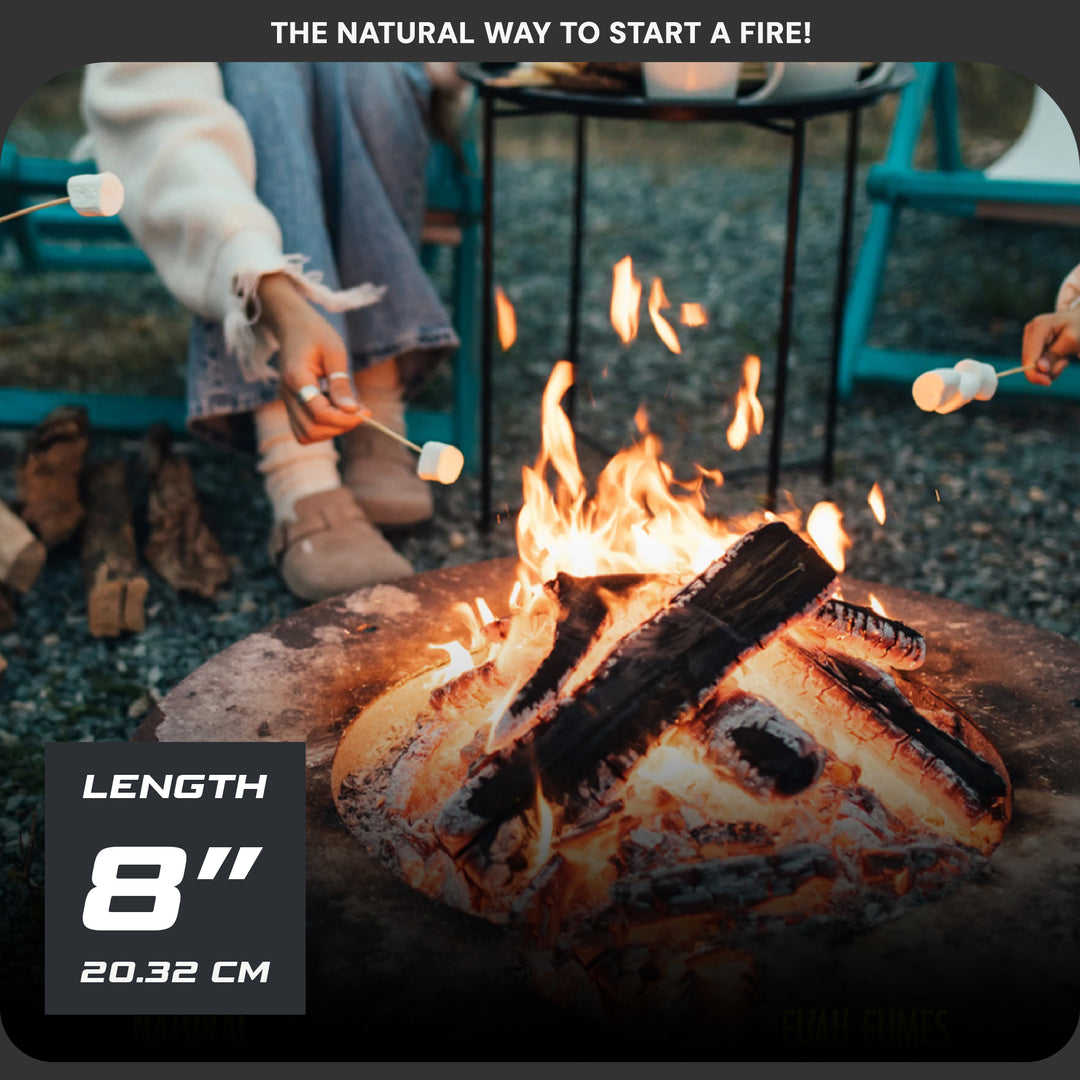 Sun Joe 25 Lb Fatwood Fire Starter Sticks for Fireplace, Wood Stove & Grill Use