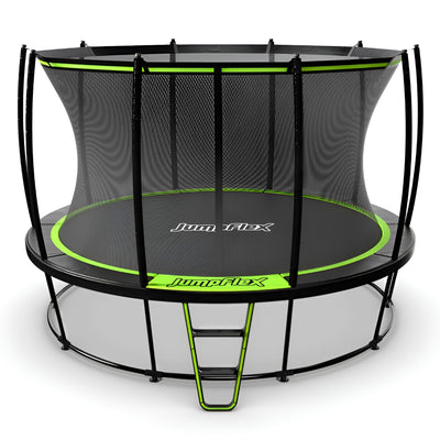 JumpFlex HERO 12' Trampoline Outdoor Activity Set with SMARTSHADE Canopy Cover
