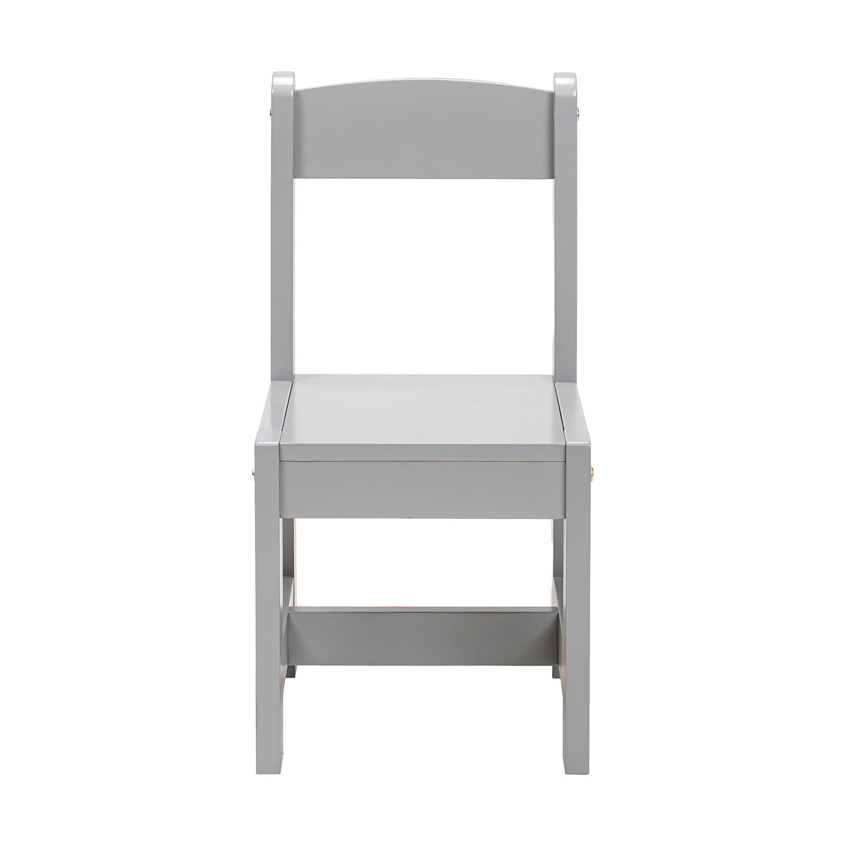 PJ Wood Children's Table and 2 Chairs Set for Kids Ages 1-5 Years Old (Open Box)